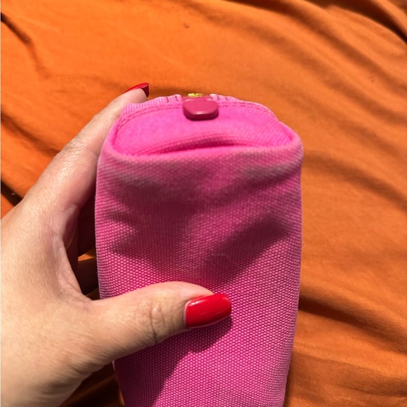 Prada Fuchsia Canvas Pouch - Picture 3 of 9